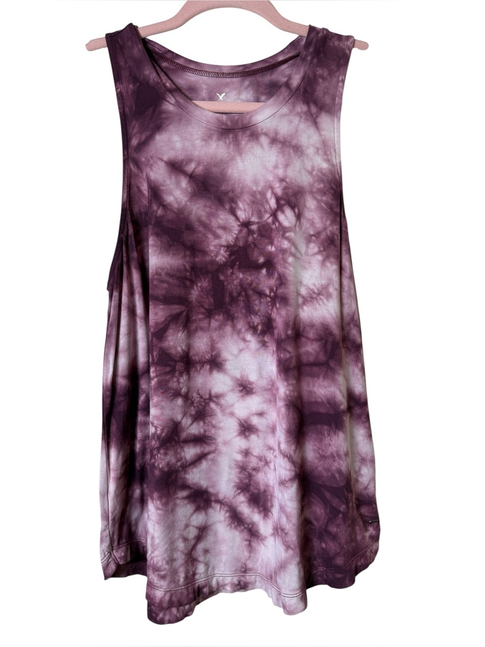 American Eagle Outfitters XS Purple Tie-Dye Sleeveless Tank